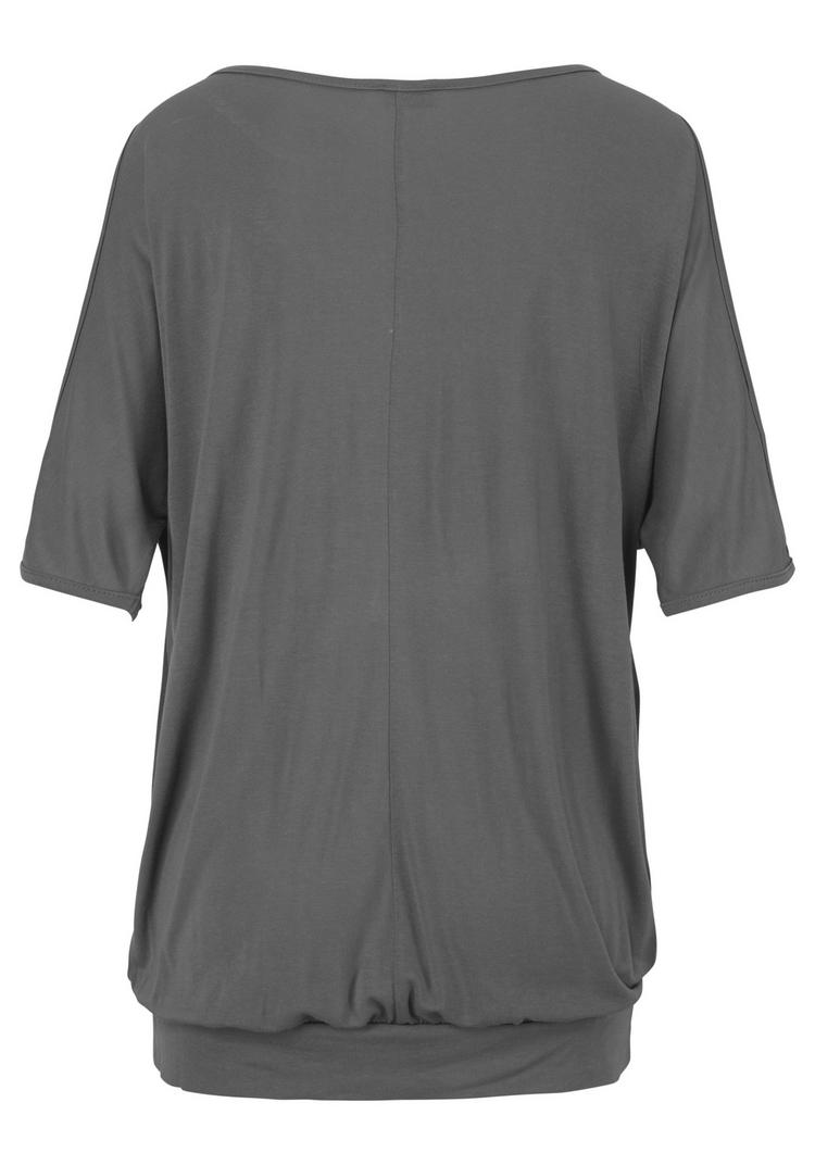 Lascana Lascana Strandshirt T-Shirt Damen - grau-bedruckt - 0 | SportScheck