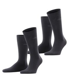 ESPRIT Basic Uni SO 2-Pack Freizeitsocken Herren black (3000)
