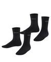 ESPRIT Foot Logo SO  2-Pack Socken Kinder - black (3000)
