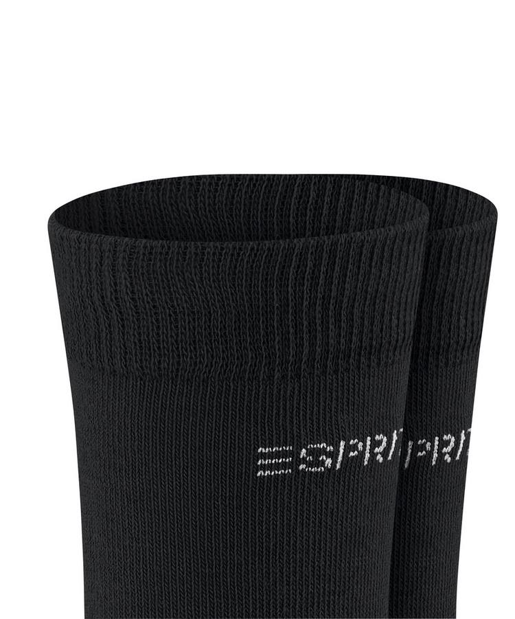 ESPRIT ESPRIT Foot Logo SO  2-Pack Socken Kinder - black (3000) - 1 | SportScheck