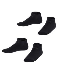 ESPRIT Foot Logo SN  2-Pack Freizeitsocken Kinder black (3000)