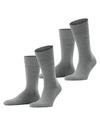 ESPRIT Basic Easy SO  2-Pack Socken Herren - light greymel. (3390)