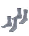 ESPRIT Foot Logo SO  2-Pack Socken Kinder - light greymel. (3390)