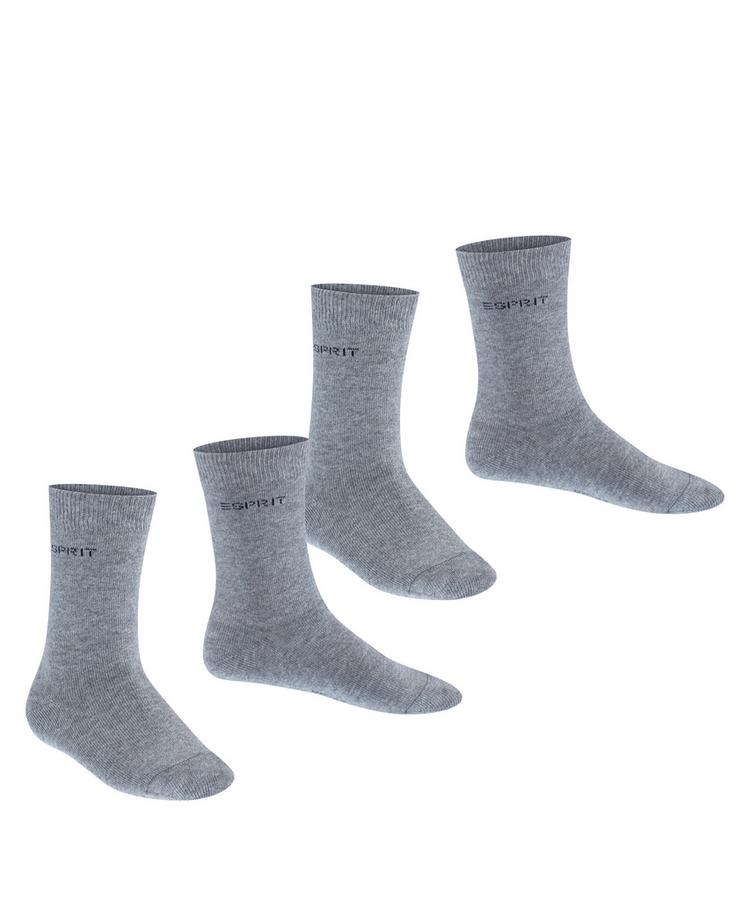ESPRIT ESPRIT Foot Logo SO  2-Pack Socken Kinder - light greymel. (3390) - 0 | SportScheck