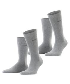 ESPRIT Basic Uni SO 2-Pack Freizeitsocken Herren light greymel. (3390)