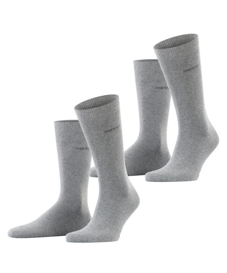 ESPRIT ESPRIT Basic Uni SO 2-Pack Socken Herren - light greymel. (3390) - 0 | SportScheck