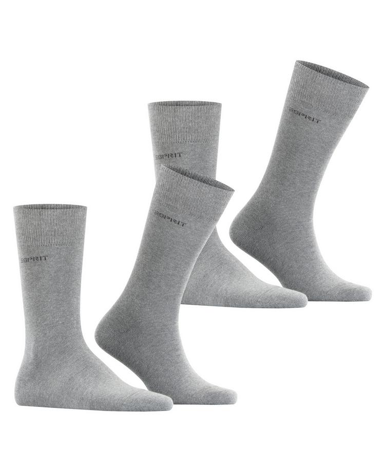 ESPRIT ESPRIT Basic Uni SO 2-Pack Socken Herren - light greymel. (3390) - 0 | SportScheck