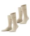 ESPRIT Basic Uni SO 2-Pack Socken Herren - cream (4011)
