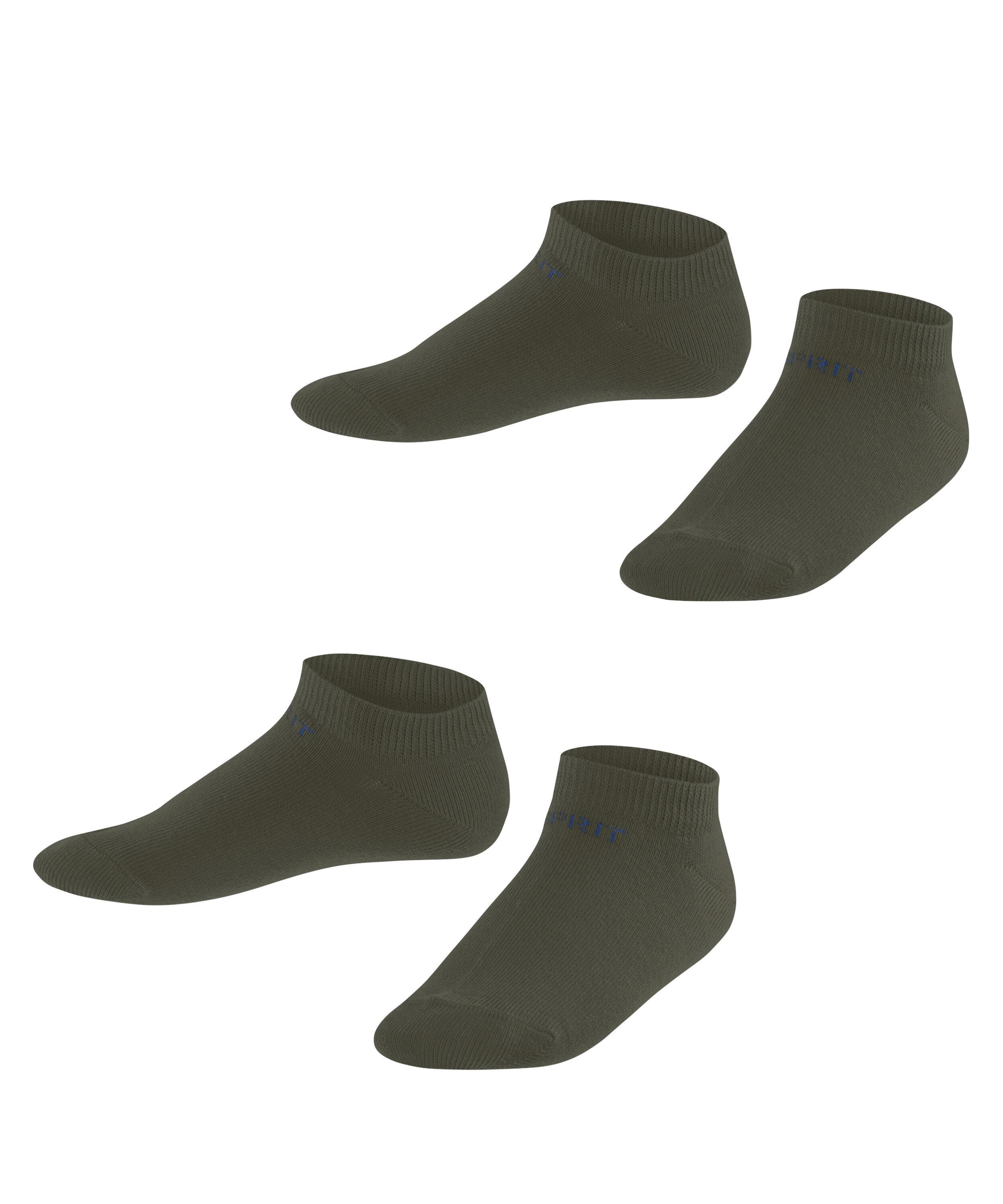 ESPRIT Foot Logo SN  2-Pack Socken Kinder - thyme (7821)