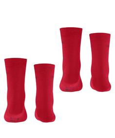 Rückansicht von ESPRIT Foot Logo SO  2-Pack Freizeitsocken Kinder red pepper (8074)