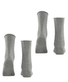 Rückansicht von ESPRIT Socken Freizeitsocken Damen light greymel. (3390)