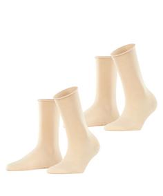 ESPRIT Basic Pure SO 2-Pack Freizeitsocken Damen cream (4011)
