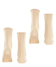 Rückansicht von ESPRIT Basic Pure SO 2-Pack Freizeitsocken Damen cream (4011)