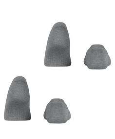 Rückansicht von ESPRIT Active Basic  2-Pack Freizeitsocken Herren light greymel. (3390)
