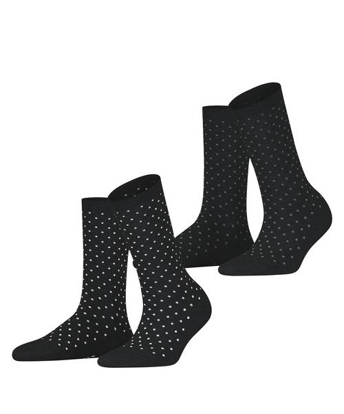 ESPRIT Fine Dot  2-Pack Socken Damen