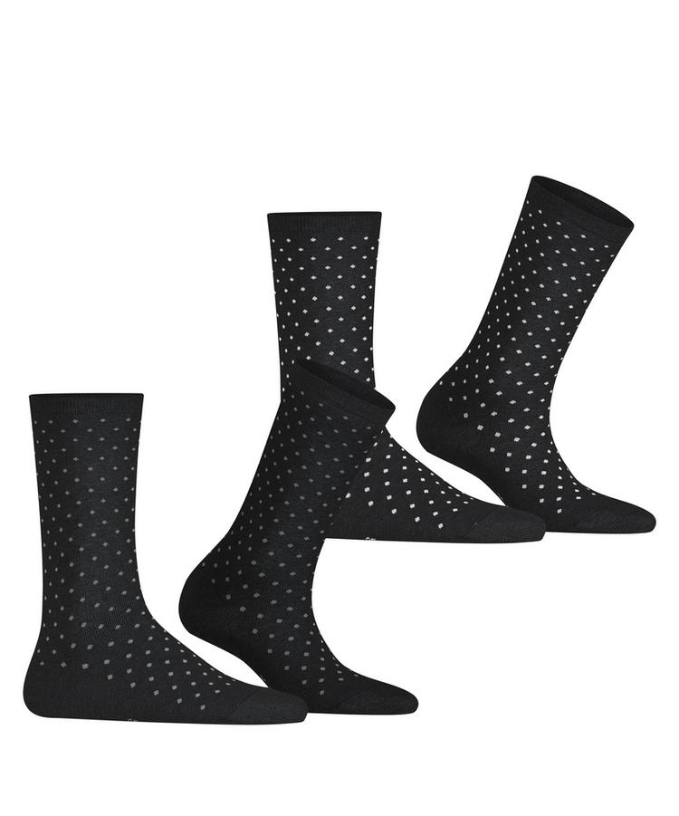 ESPRIT ESPRIT Fine Dot  2-Pack Socken Damen - black (3000) - 0 | SportScheck