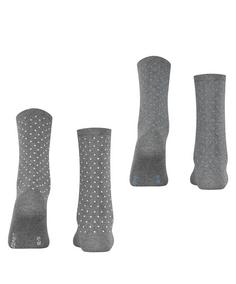 Rückansicht von ESPRIT Freizeitsocken Damen light greymel. (3390)