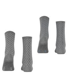 Rückansicht von ESPRIT Socken Freizeitsocken Damen light greymel. (3390)