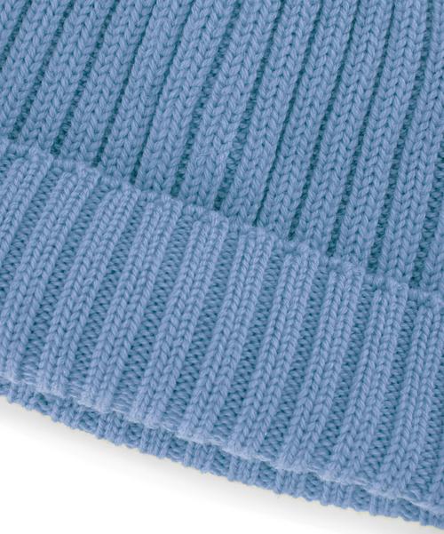 Rückansicht von Falke Mütze Beanie azur mel. (6857)