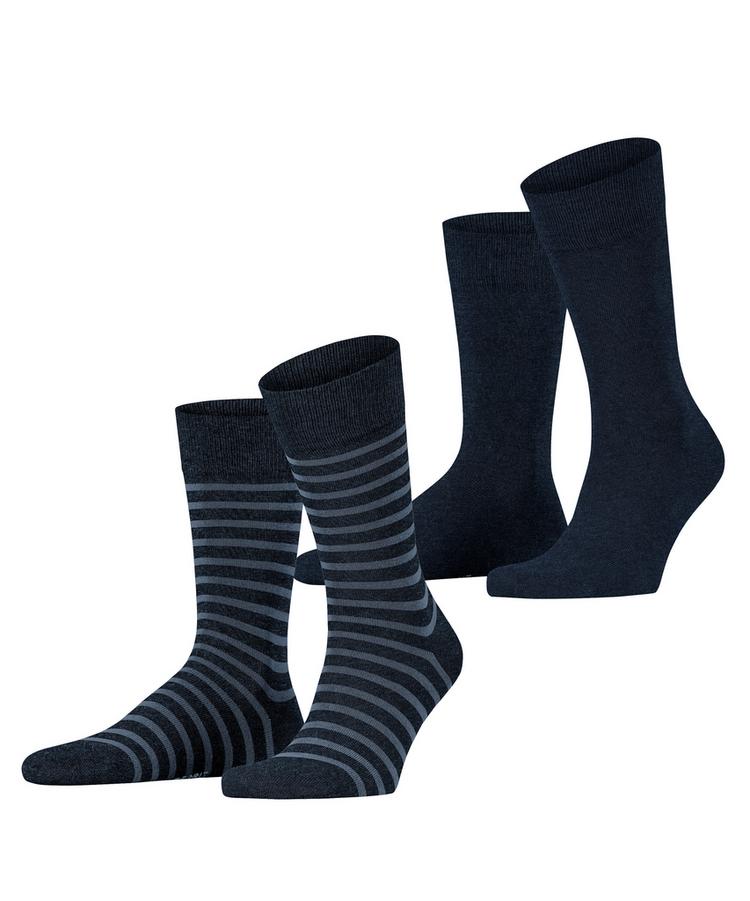 ESPRIT ESPRIT Fine Stripe  2-Pack Socken Herren - marine (6120) - 0 | SportScheck