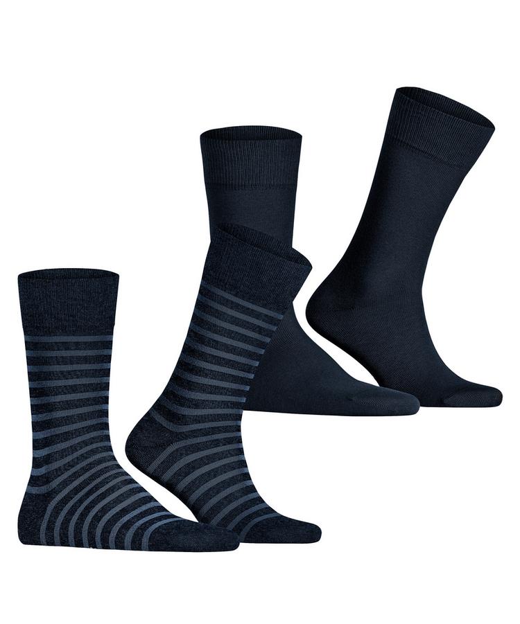 ESPRIT ESPRIT Fine Stripe  2-Pack Socken Herren - marine (6120) - 0 | SportScheck