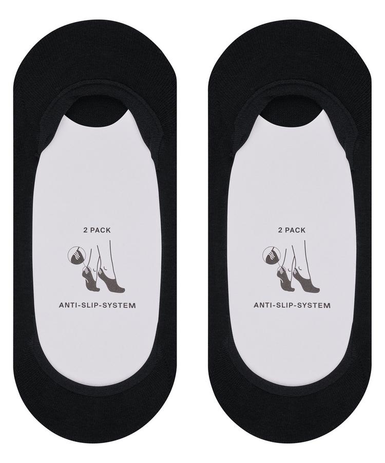 ESPRIT ESPRIT Solid Low  2-Pack Socken Damen - black (3000) - 2 | SportScheck