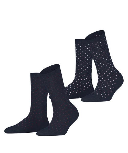 ESPRIT Fine Dot  2-Pack Socken Damen
