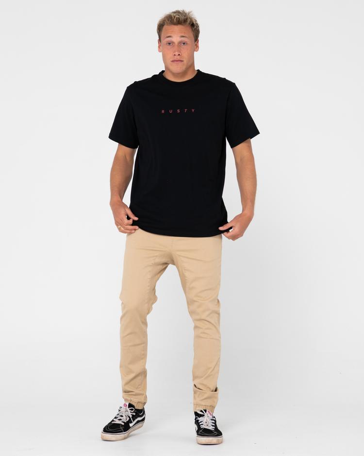 RUSTY RUSTY SHORT CUT SHORT SLEEVE TEE T-Shirt Herren - Black 1 - 3 | SportScheck