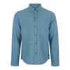 RUSTY OVERTONE LONG SLEEVE LINEN SHIRT Langarmhemd Herren - Blue Ashes