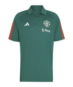 adidas Manchester United Tiro 23 Poloshirt Fanshirt gruenrot