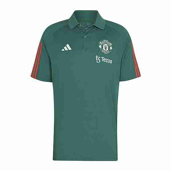 adidas Manchester United Tiro 23 Poloshirt Fanshirt gruenrot