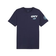 PUMA Manchester City FtblICONS T-Shirt Fanshirt blauweiss