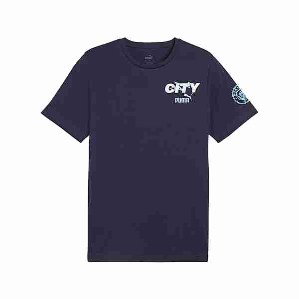 PUMA Manchester City FtblICONS T-Shirt Fanshirt blauweiss