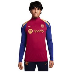 Nike FC Barcelona Drill Funktionssweatshirt Herren rot / blau