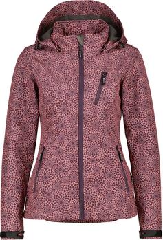 DEPROC active SHELBY Softshelljacke Damen wine print