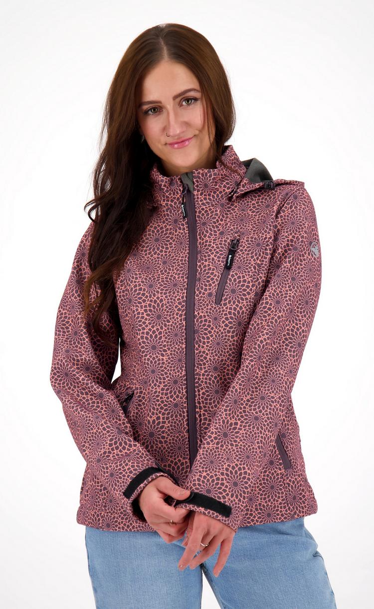 DEPROC active DEPROC active SHELBY Softshelljacke Damen - wine print - 0 | SportScheck