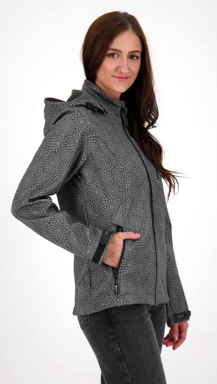DEPROC active DEPROC active SHELBY Softshelljacke Damen - black print - 1 | SportScheck