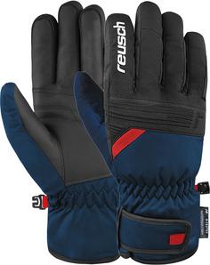 Reusch Baldo R-TEX XT Skihandschuhe 4482 dress blue / fire red