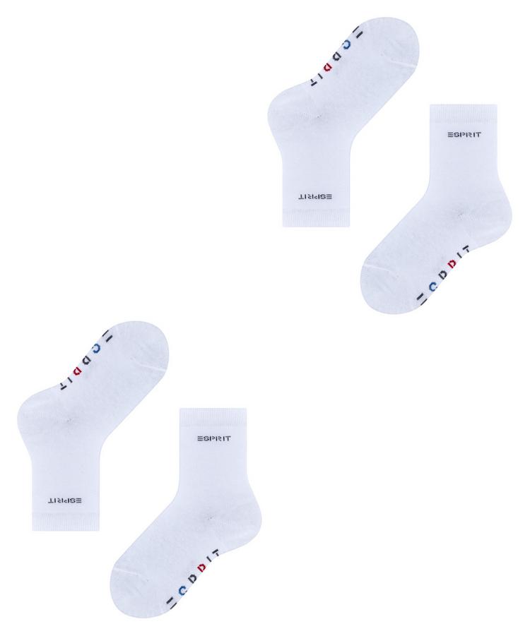 ESPRIT ESPRIT Foot Logo SO  2-Pack Socken Kinder - off-white (2010) - 2 | SportScheck