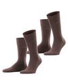 ESPRIT Basic Uni 2-Pack Socken Herren - dark brown (5230)