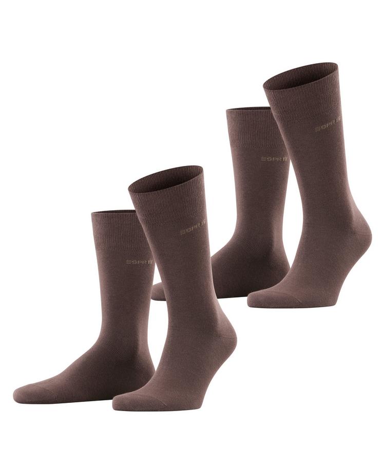 ESPRIT ESPRIT Basic Uni SO 2-Pack Socken Herren - dark brown (5230) - 0 | SportScheck