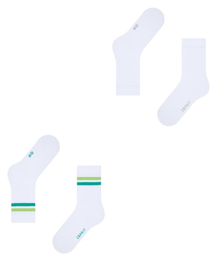 ESPRIT ESPRIT Tennis Stripe SO  2-Pack Socken Damen - raw white (2090) - 2 | SportScheck