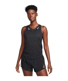 Nike AeroSwift Tanktop Damen Laufshirt Damen schwarzweiss