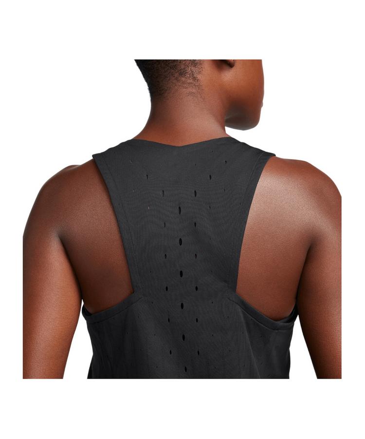 Nike Nike AeroSwift ADV Running Tanktop Damen Laufshirt Damen - schwarzweiss - 1 | SportScheck