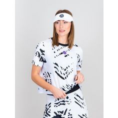 BIDI BADU Melbourne Tee Tennisshirt Damen Weiß/Schwarz