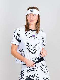 BIDI BADU Melbourne Tee Tennisshirt Damen Weiß/Schwarz