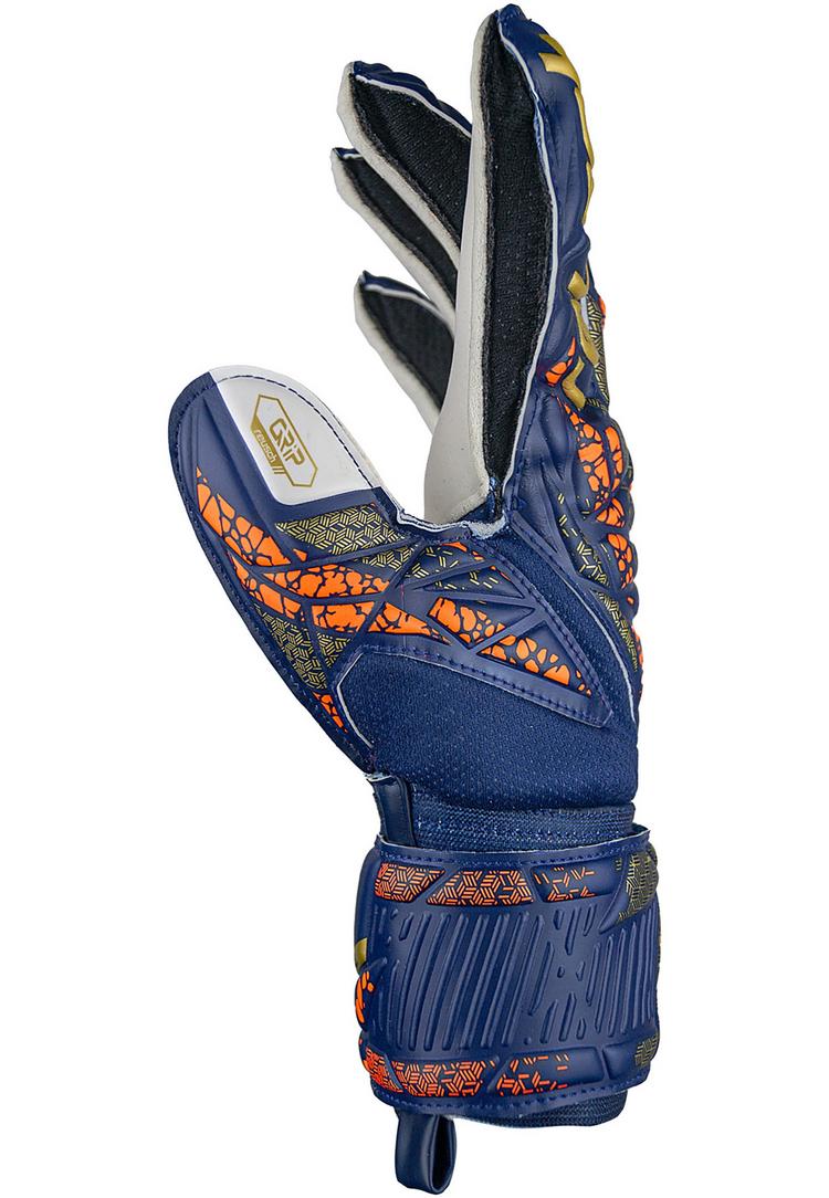 Reusch Reusch Attrakt Grip Torwarthandschuhe - 4410 premium blue/gold - 0 | SportScheck