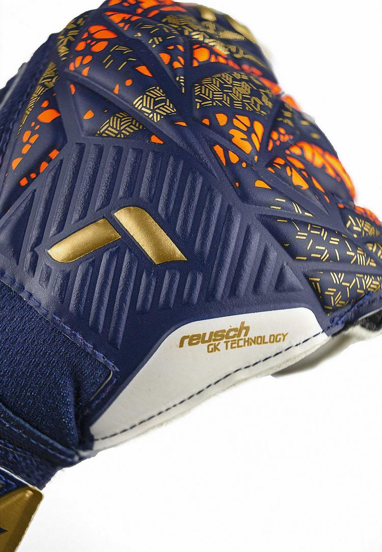Reusch Reusch Attrakt Grip Torwarthandschuhe - 4410 premium blue/gold - 3 | SportScheck