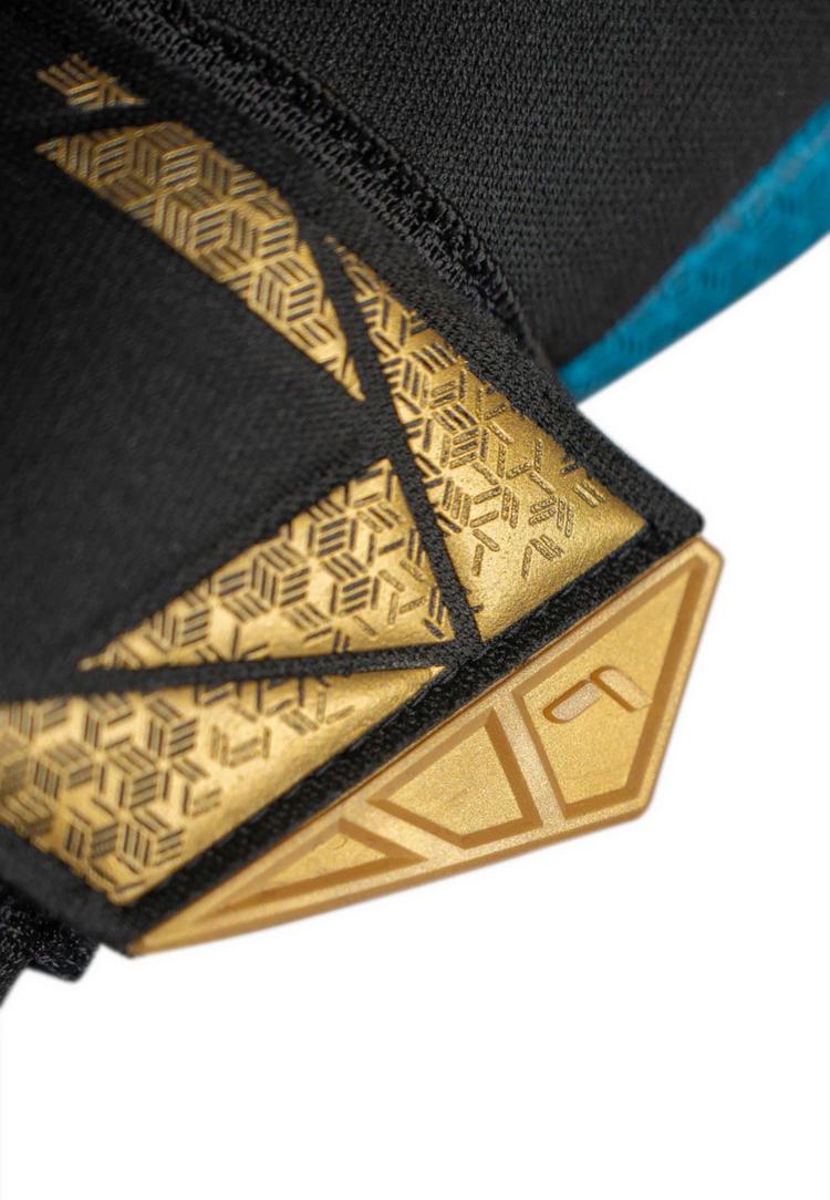 Reusch Reusch Attrakt Aqua Finger Support Torwarthandschuhe - 7714 black / gold /aqua - 3 | SportScheck