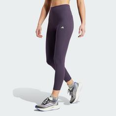 Rückansicht von adidas Adizero 7/8-Leggings Lauftights Damen Aurora Black